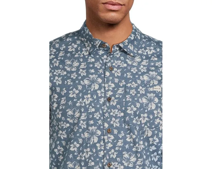 Рубашка Hurley One And Only Lido Stretch с коротким рукавом