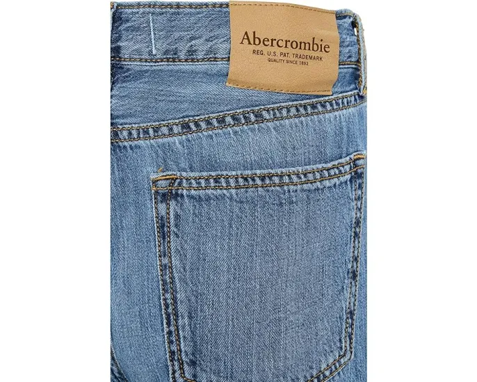 Джинсы свободного кроя abercrombie kids Afb Loose Fit из мягкого денима