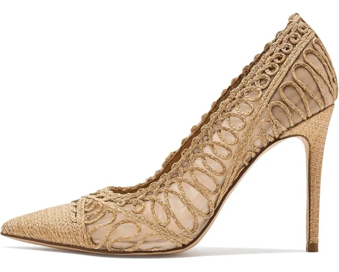 Туфли-лодочки Frista от Nine West на высокой шпильке с плетеными деталями