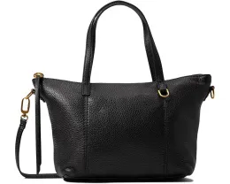 Сумка-тоут HOBO Kingston Mini из премиальной кожи со съемным ремнем