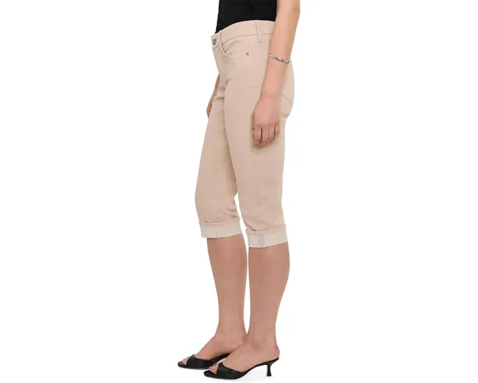 Джинсы NYDJ Petite Crop Cuff с технологией Cool Embrace и укороченным прямым кроем