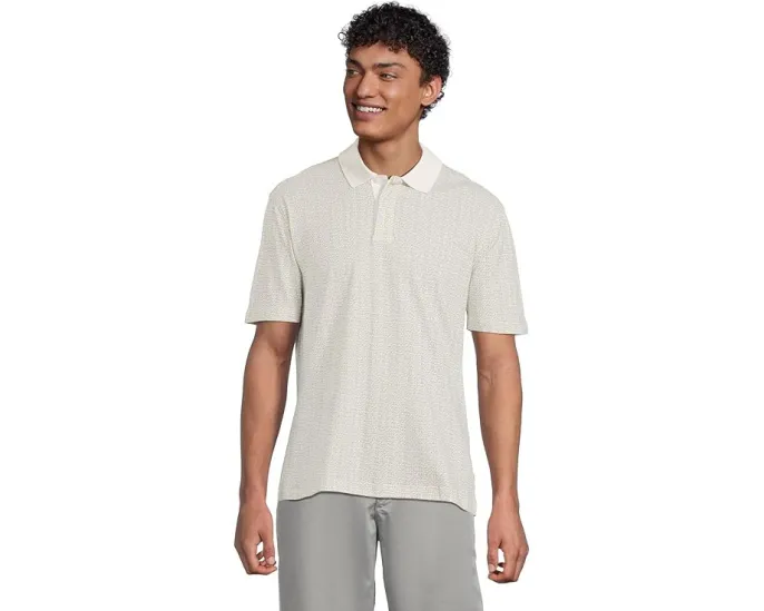 Поло Armani Exchange с микропринтом и логотипом Off White Circle Ax