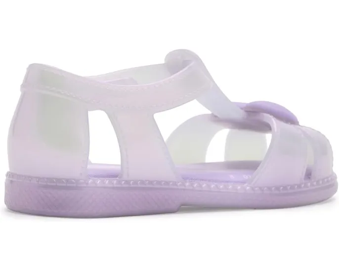 Mini Melissa Сандалии Hip Heart Ballerina для малышей с липучкой и водонепроницаемым ПВХ