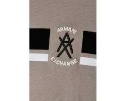 Футболка Armani Exchange с коротким рукавом и флокированным логотипом из мягкого джерси