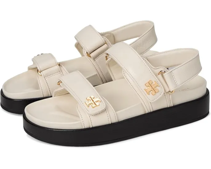 Спортивные сандалии Tory Burch Kira с кожаной стелькой и резиновой подошвой