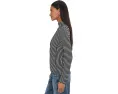 Водолазка Madewell в полоску с драпировкой и отделкой Coverstitch