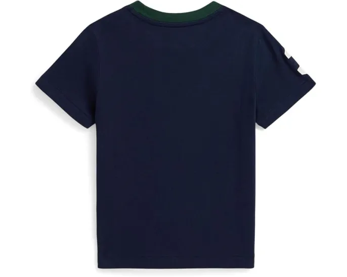 Футболка Big Pony 20th Anniversary Crest Polo Ralph Lauren Kids для малышей и младших детей