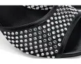 Сланцы Stuart Weitzman Bareitall Shine с блестками и стулом