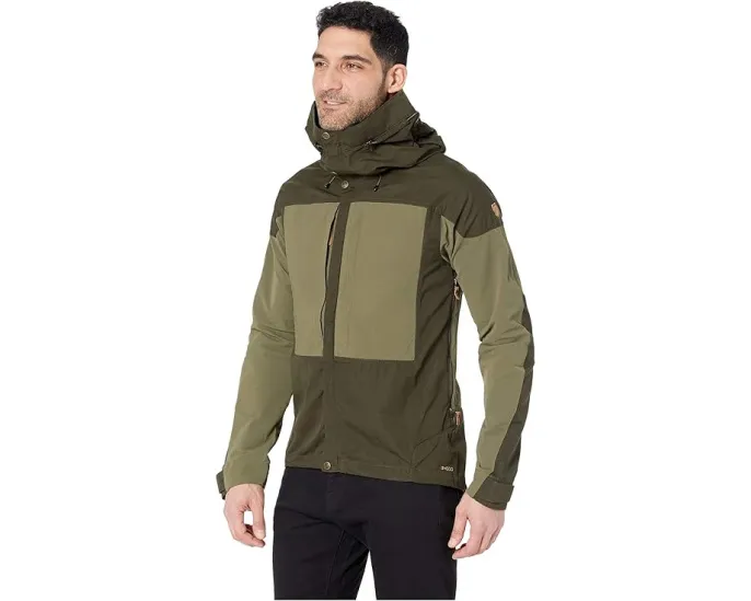 Куртка Fjällräven Keb из ткани G-1000 Eco с кожаными деталями