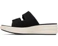 Сандалии Clarks Drift Faye на танкетке с текстильным верхом и двойной пряжкой