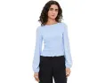 Блуза с драпировкой и лодочкой от Madewell