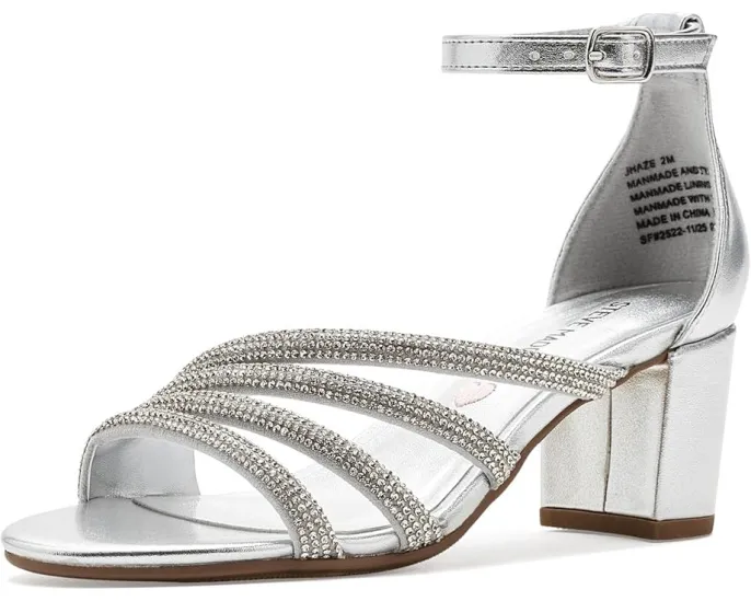 Детские сандалии Steve Madden Kids Haze с ремешками, украшенными стразами