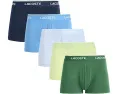 Набор из 5 трусов Lacoste 5-Pack Logo Trunks с брендированным поясом