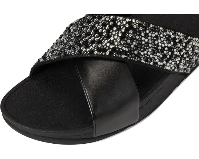 FitFlop Сланцы Lulu Crystal-Mix с кристаллами и технологией MicroWOBBLEBOARD
