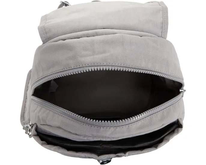 Маленький рюкзак Kipling City Pack с множеством карманов для минималистичных путешествий