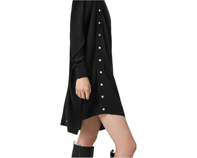 Мини-платье Umi с водолазкой и пуговицами сбоку от AllSaints