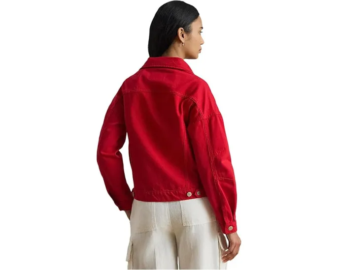 Джинсовая косуха Lauren Ralph Lauren клиновидного силуэта в стиле trucker