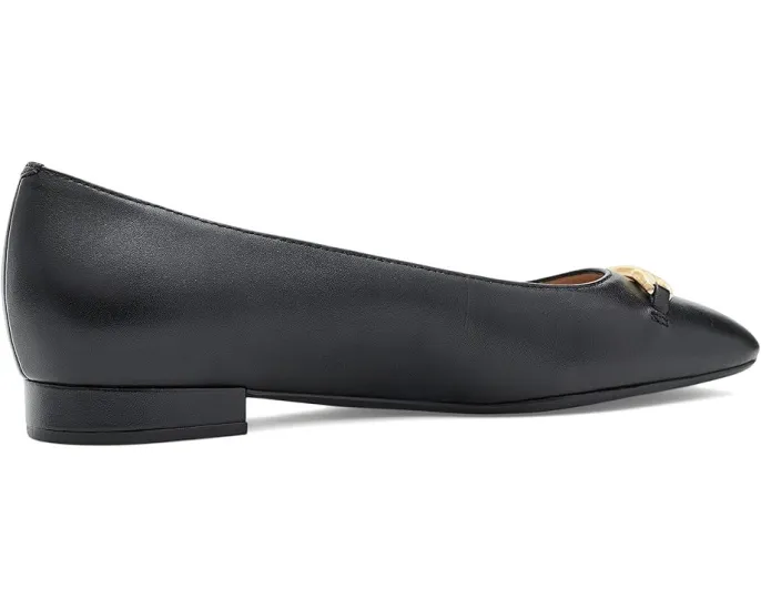 Cole Haan балетки Go-to Verley Horsebit из черной кожи