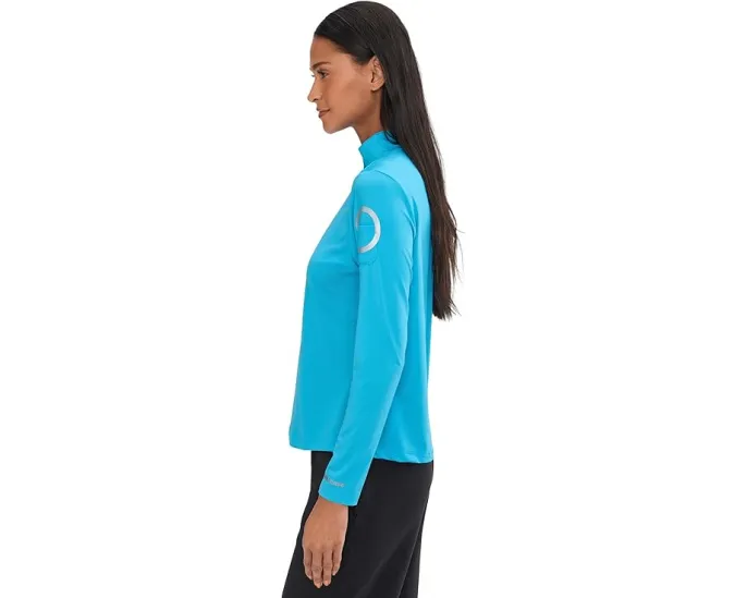 Верхний слой с перекрестным воротом-стойкой Sunsense Crossover Mock Neck от Jamie Sadock