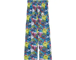 Лонгсливы FLOW SOCIETY с граффити для лакросса и эластичным поясом