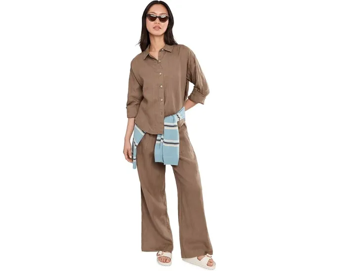 Stella Linen Button-Down