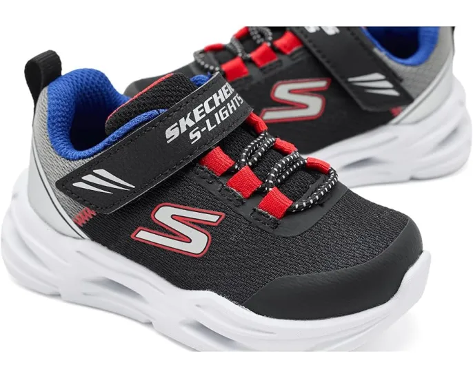 Детские кроссовки SKECHERS KIDS Lil'Glide Step Lights со светящейся подошвой