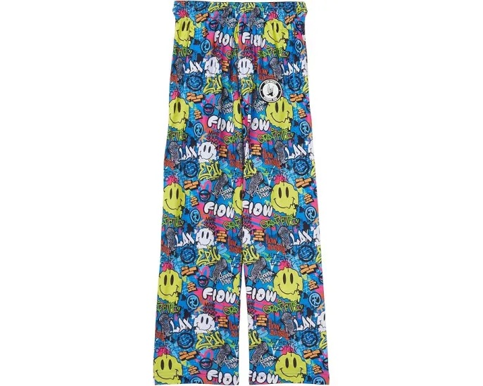 Лонгсливы FLOW SOCIETY с граффити для лакросса и эластичным поясом