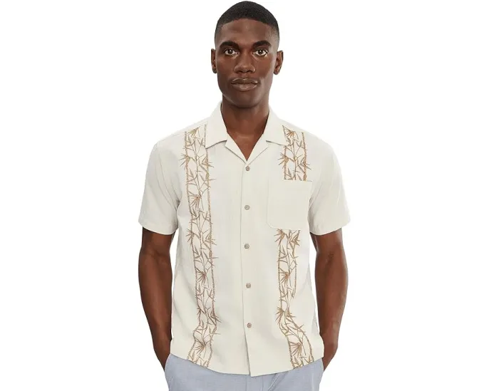 Рубашка Hurley Sano Camp с коротким рукавом и вышивкой