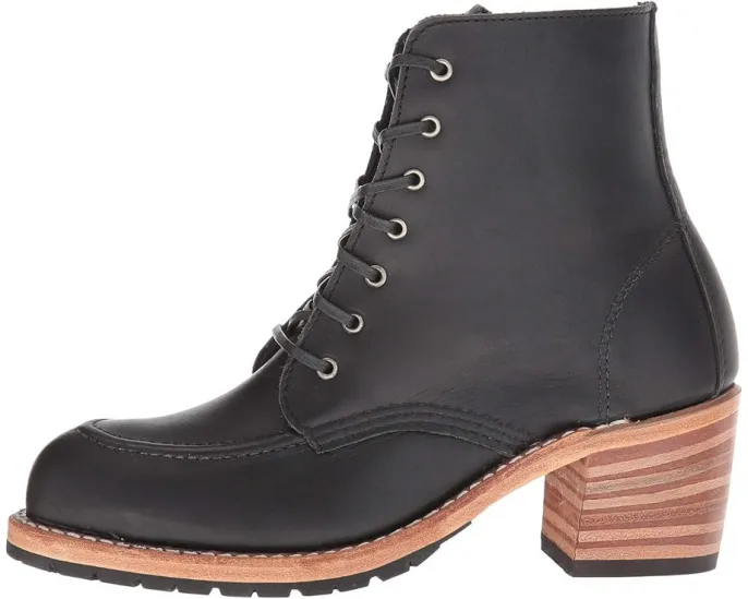 Ботинки Clara от Red Wing Heritage из замши Roughout с мокасиновым носком и подошвой Vibram