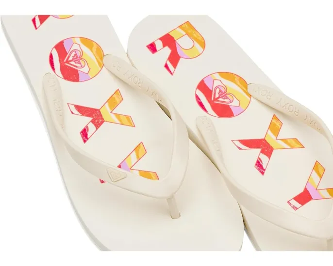 Тапочки Roxy Tahiti IX с двумя ремешками и стелькой из ЭВА