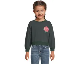 Кроп-толстовка Appaman Kids Lisa с вышитым цветком