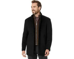 Шерстяное пальто Johnston & Murphy Upton Car Coat с отстегивающимся нагрудником