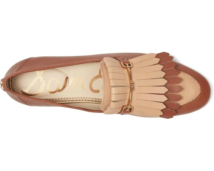 Лоферы Sam Edelman Liz из состаренной кожи с килти и металлической пряжкой