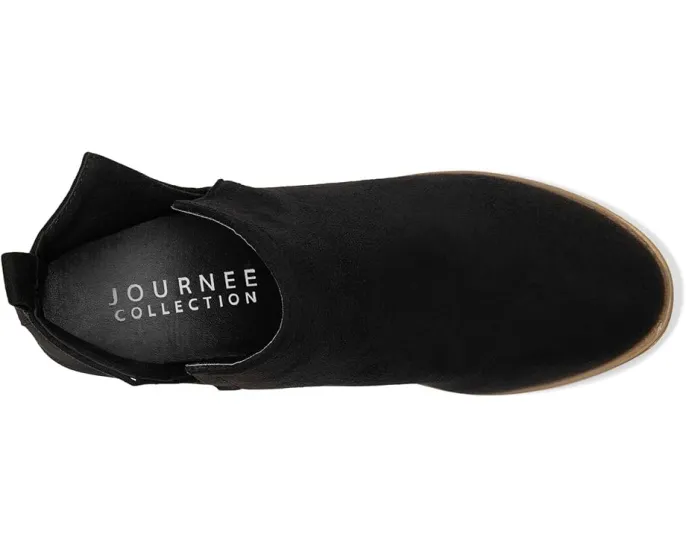 Ботильоны Journee Collection Rimi из кожи с квадратным каблуком