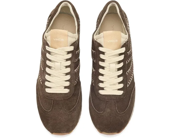 Кроссовки богемные Vince Oasis Runner Boho с замшевым верхом