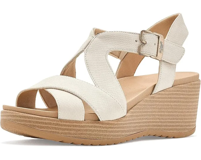 Сандалии Dr. Scholl's Cali Beach на платформе с анатомической стелькой и перекрещивающимися ремешками