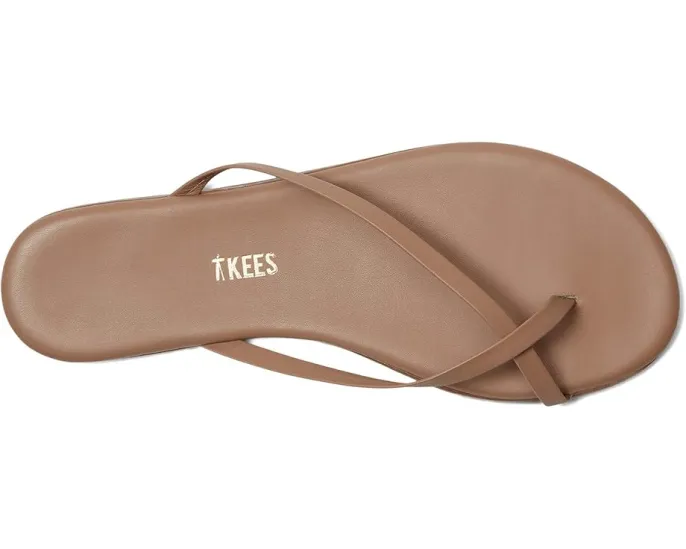 Кожаные сандалии-вьетнамки TKEES Riley с мягкой стелькой