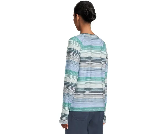 Футболка L.L.Bean Everyday SunSmart с длинным рукавом и защитой UPF 50+ в полоску