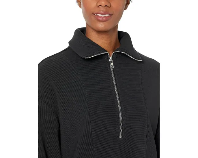 Varley Свитшот Ramona 1/2 Zip оверсайз с технологией отвода влаги