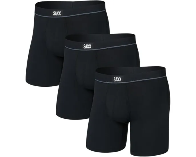Набор из 3 боксеров SAXX Essential Cotton с технологией BallPark Pouch и защитой от запаха