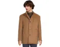 Шерстяное пальто Johnston & Murphy Upton Car Coat с отстегивающимся нагрудником
