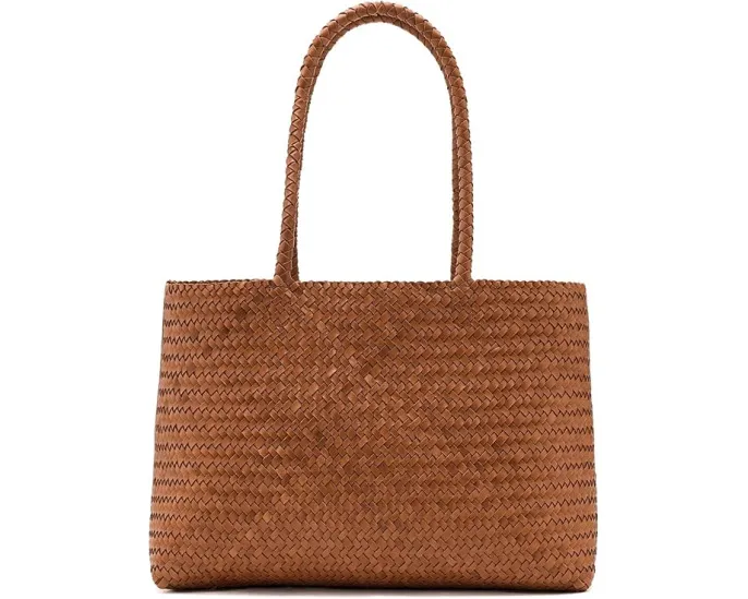 Madewell Кожаная сумка-тоут Handwoven Leather Tote с плетеным дизайном
