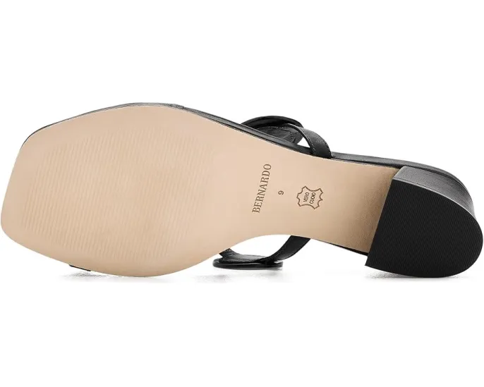 Босоножки Bernardo Jupiter Moon с аппликациями на квадратном каблуке