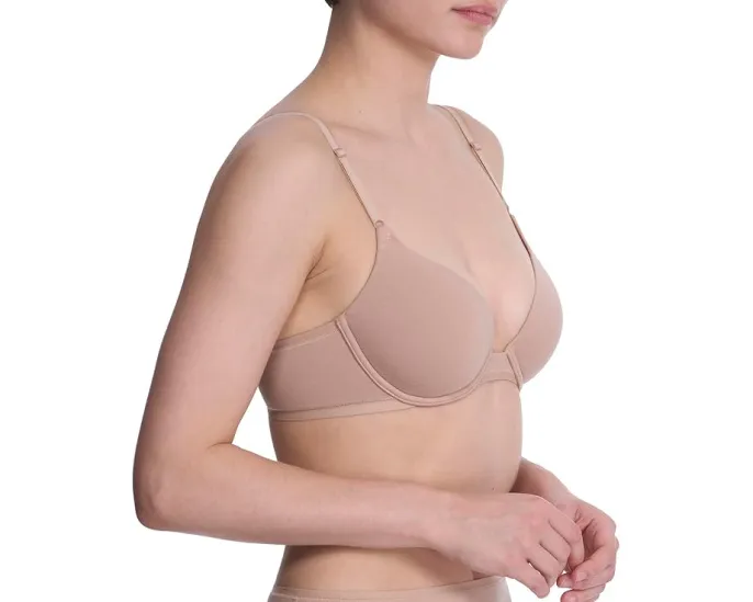 Бюстгальтер Natori Bliss Cotton Convertible T-Shirt Bra из хлопка пима с регулируемыми бретелями