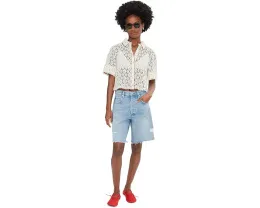 Блуза Mannie с кружевом Free People и короткими рукавами