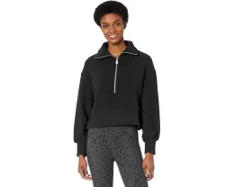 Varley Свитшот Ramona 1/2 Zip оверсайз с технологией отвода влаги