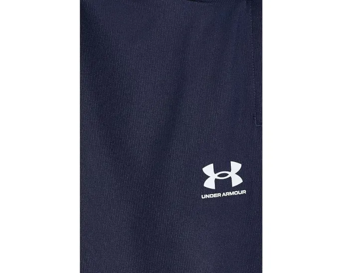 Утепленные штаны Under Armour Rival Woven для детей темно-синие с белым