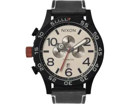 Наручные часы Nixon 51-30 Chrono Leather с хронографом и водозащитой 30 ATM