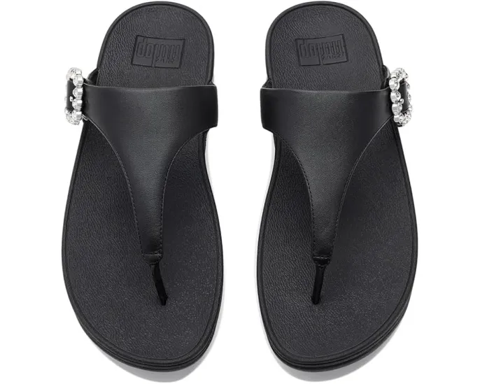 Сандалии FitFlop Lulu с кристальной пряжкой и анатомической стелькой