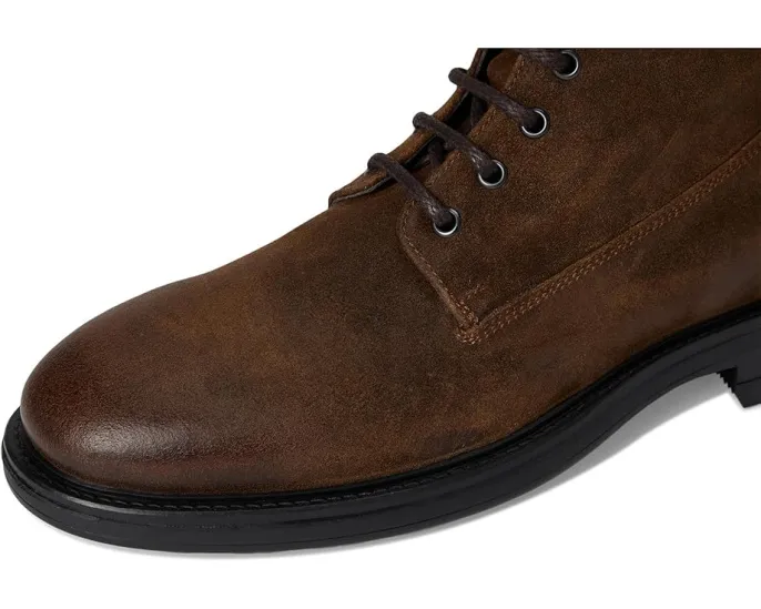 Ботинки To Boot New York Piero высотой до икры на устойчивом каблуке из замши